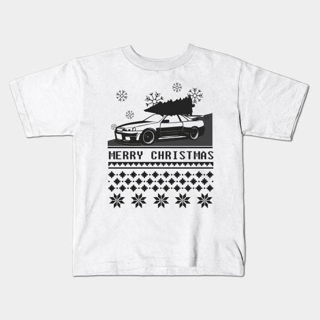 Merry Christmas r34 Kids T-Shirt by hoddynoddy